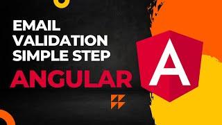 Email validation angular 14 - [step by step simple]