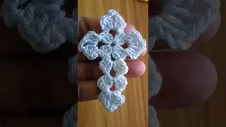 Crochet Cross #shorts #cross #crochetforbeginners #crochet #crosseaster #crochetforbeginners