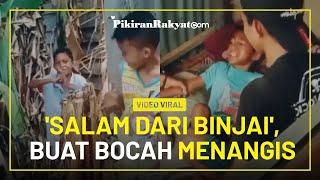 Video Viral! Bocah Ini Menangis Histeris Usai Beraksi ‘Salam dari Binjai’, Netizen Justru Tertawa