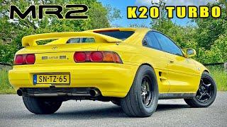 650HP Toyota MR2 *K20 HONDA VTEC TURBO* REVIEW on AUTOBAHN