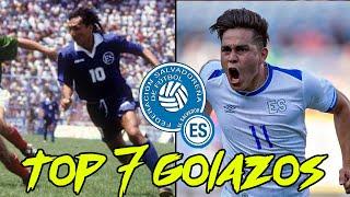 TOP 7 GOLAZOS en la HISTORIA de la SELECCION SALVADOREÑA