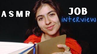 ASMR || a job interview... or is it?