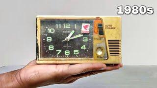 1980s Broken Alarm Clock Restoration || ASMR Restoration