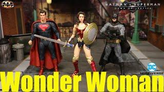 McFarlane DC Multiverse Wonder Woman Gal Gadot Batman v Superman Action Figure Review & Comparison