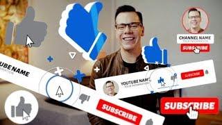 Youtube Subscribe Pack  After Effects Template  AE Templates