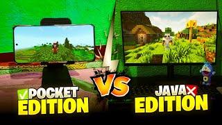 MINECRAFT Java Edition VS MINECRAFT Pocket Edition | IN HINDI