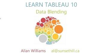 Tableau 10 : Vol 2 : Data Blending