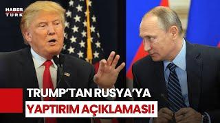 SON DAKİKA: Trump'tan Rusya'ya Yaptırım!