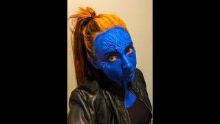 Becoming Mystique #xmen #sculpey  #originalmusic #mehronmakeup #creatureliquidlatex