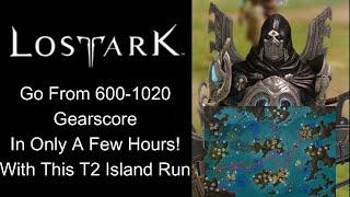 Lost Ark Tier 2 Island Run, Upgrade Your gear to 1020 In an Afternoon!