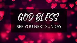 God bless See you next week Loops | Church background standby