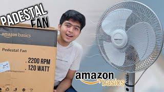 Amazon Basics High Speed Pedestal Fan Review | Best Stand Fan for Summers | Stand Fan