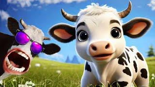 FUNNY COW DANCE 4 COFFIN DANCE MUSIC | Cow Song & Cow Videos 2024 | Cow music  | funny dancing cow