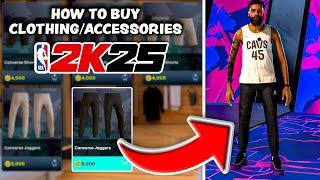 NBA 2K25 - How To Buy/Equip Clothes In MyCareer (XSX,PS5)