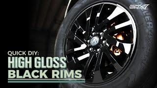 Quick DIY: High Gloss Black Rims