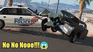 Police Motorcade attacked - BeamNG.Drive