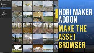 How to Make Asset Browser library in HDRi Maker Studio Addon in Blender