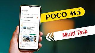 How to Use Split Screen on Poco M5 | Poco M5 Multitasking Settings