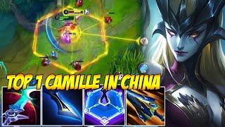 TOP 1 CAMILLE IN CHINA WILD RIFT - SO HARD TO PLAY AGAINST THIS CAMILLE