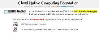 CNCF-KCNA — Cloud Native Computing Foundation