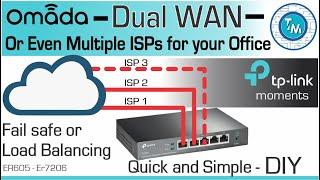 Dual WAN with Omada Routers - Just One Click and Save!