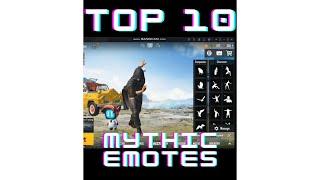 RAREST EMOTES | MOST AMAZING TOP 10 | pubg | pubg mobile