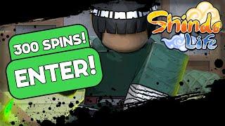 [300 SPINS!] *ALL WORKING SPIN CODES!* | Shindo Life Codes