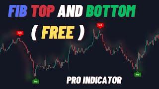 Fibonacci Tops Bottoms Pro TradingView Indicator !!100% Accuracy!