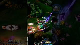 Scrubnoob Rengar1v9 Pentakill - No Kick - League of Legends #shorts