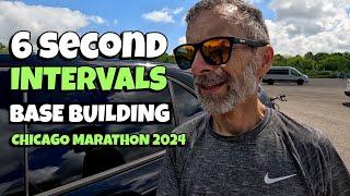 6 Second Intervals | Training with Garmin | Base Building for the Chicago Marathon Daily Vlog