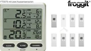 Froggit FT0075 Funkthermometer Multykanal