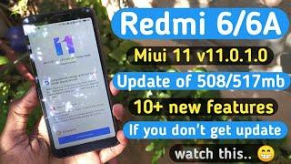 Redmi 6/6A miui 11 update new features v11.0.1.0 | miui 11 new features| install miui 11