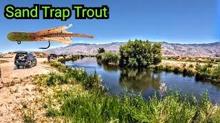 Easiest Fishing In The Eastern Sierra | Owens Valley Sand Trap Trout Fishing With Mini Jigs