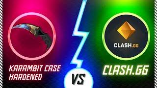 DEPOSITING MY $1300 CREDIT KARAMBIT CASE HARDENED!!! CLASH.GG CASE OPENING!! (RISKY)