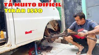 PROJETO MOTORHOME CASEIRO TIRANDO a CAIXA de DIREÇÃO DA DUCATO QUASE CHOREI DE RAIVA  EP 08