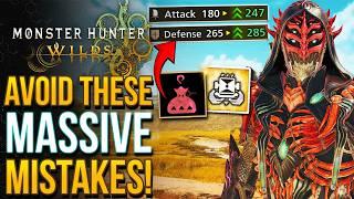 Monster Hunter Wilds - 15 Huge Mistakes That Ruin Your Character Right Now!