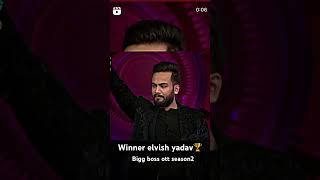 Winner bigg boss ott season2#elvishyadav @ElvishYadavVlogs