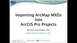 Converting ArcMap MXDs to ArcGIS Pro Projects