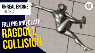 UE5 l Falling and Death Scene using Ragdoll Collision l 5-Minute Tutorial l Unreal Engine 5