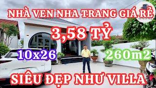 TẾT ĐẾN mua căn nhà vườn ven Nha Trang đẹp như villa 3,58 tỷ 260m2 mặt tiền 10m cho cô chú lớn tuổi