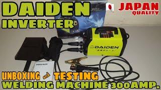 DAIDEN INVERTER WELDING MACHINE 300AMP.