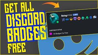 How To Get All Badges On Discord [ LOG INTO DISCORD BOT ACCOUNT ]