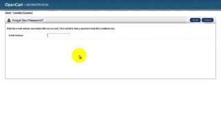 OpenCart Tutorial Forgot Password