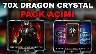 2 TANE FRİENDSHİP ÇIKTI  | Dragon Crystalleri Harcadım | 70X Pack Açımı | Mk Mobile