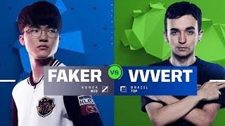 Faker vs. VVvert | 1v1 Tournament | 2017 All-Star Event