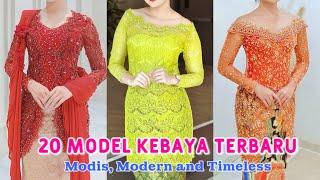 20 MODEL KEBAYA PESTA MODERN TERBARU #kebayamodern #kebayaterbaru #wedding #fashiondesigner #kebaya