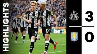 Newcastle United 3 Aston Villa 0 | Premier League Highlights