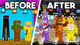 I BUILT my own FNAF 1 Pizzeria in Minecraft PE!