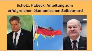 Scholz, Habeck: Anleitung zum erfolgreichen ökonomischen Selbstmord! Videoausblick