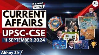 Daily Current Affairs | 11  September 2024 | News Analysis for IAS/PCS | Abhay Sir @Resultmitra